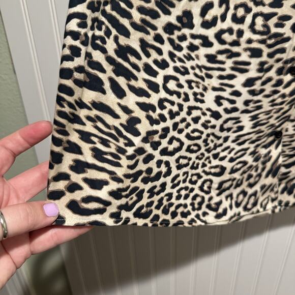 Chicos No Iron Animal Print Tunic Top Cotton Size XL - Picture 2 of 6